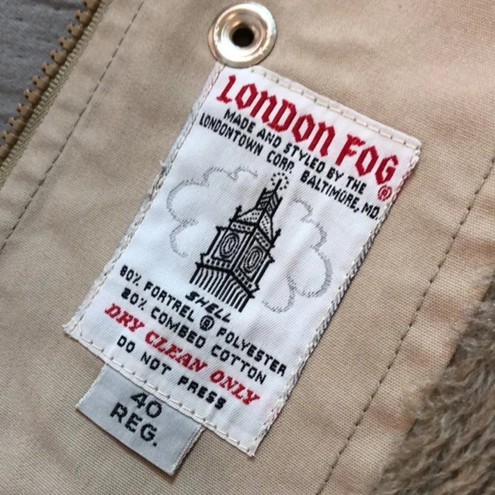 London Fog Weatherwear warm jacket, size 40 (medium)